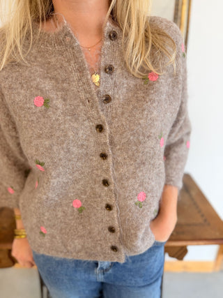 Gilet Manon • Taupe