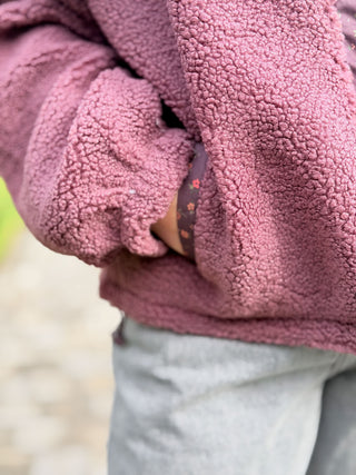 Veste réversible Emma • Framboise