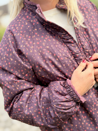 Veste réversible Emma • Framboise