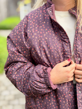 Veste réversible Emma • Framboise