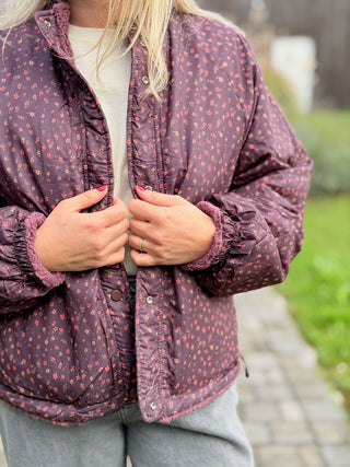 Veste réversible Emma • Framboise