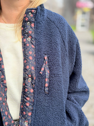 Veste réversible Emma • Marine