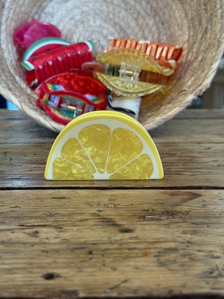 Haarspange • Zitronenscheibe 🍋