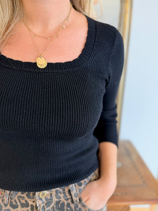 Top Inès • Noir