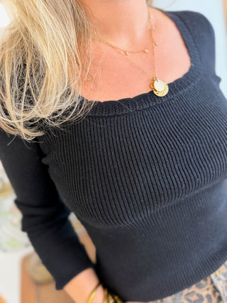 Top Inès • Noir