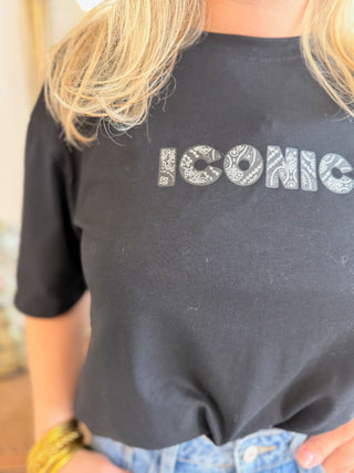 T-Shirt Iconic • Noir