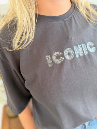 T-Shirt Iconic • Gris