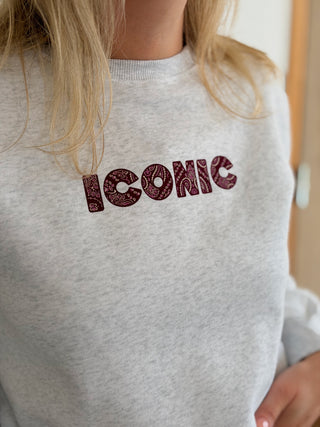 Sweat Iconic • Bandana Bordeaux