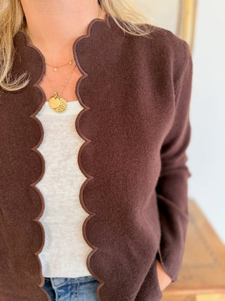 Gilet Pauline • Chocolat