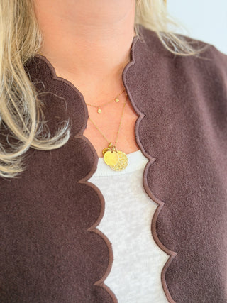 Gilet Pauline • Chocolat