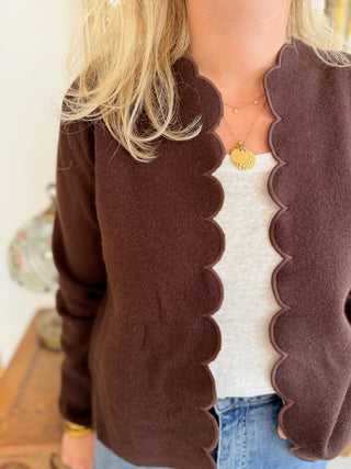 Gilet Pauline • Chocolat
