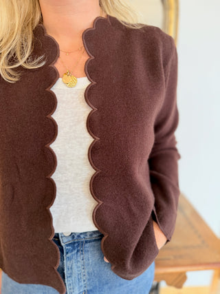 Gilet Pauline • Chocolat