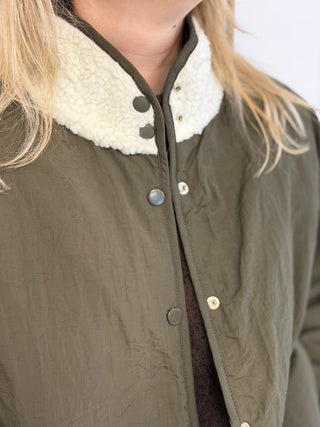 Manteau réversible Auguste • Kaki