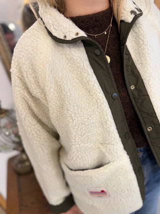 Manteau réversible Auguste • Kaki