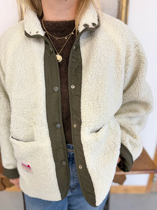 Manteau réversible Auguste • Kaki