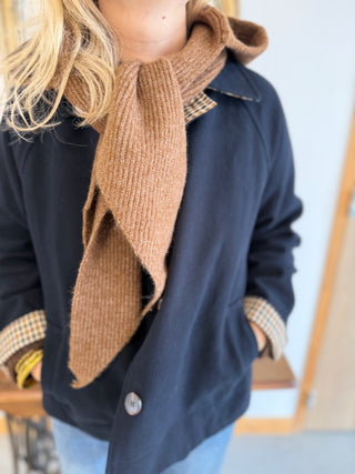 Foulard Triangle Capuche • Chocolat