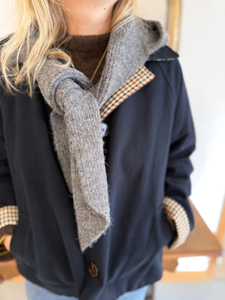 Foulard Triangle Capuche • Gris