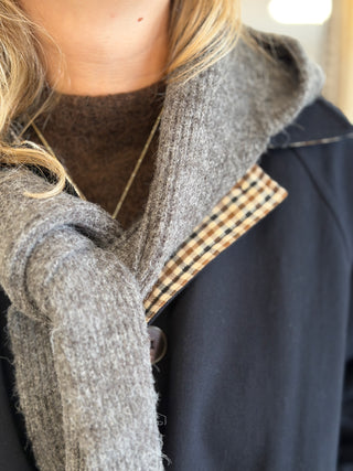 Foulard Triangle Capuche • Gris