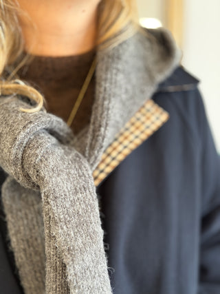 Foulard Triangle Capuche • Gris