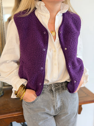 Veste s/ Manches Anaïs • Violet