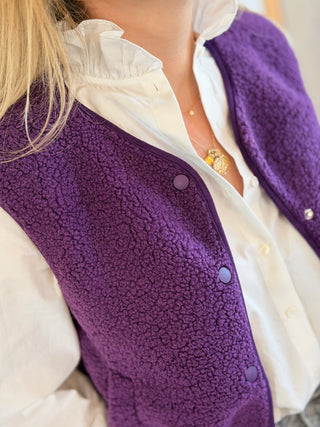 Veste s/ Manches Anaïs • Violet