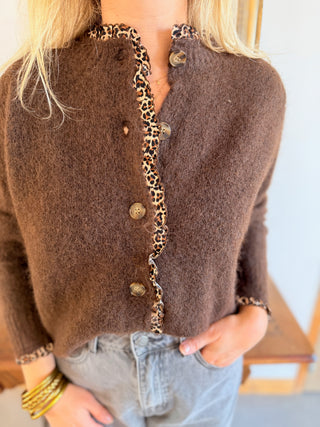 Gilet Emma • Chocolat