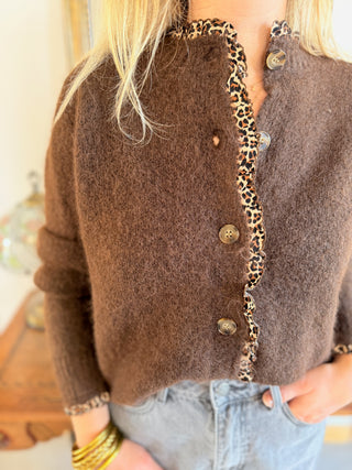 Gilet Emma • Chocolat