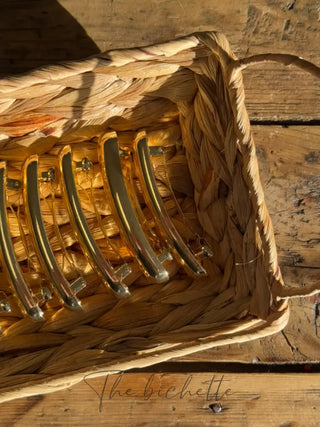 Barrette dorée 🎀