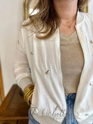 Bombers Agathe • Blanc