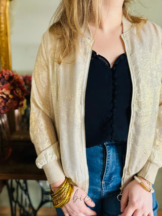 Bombers Celine Doré clair