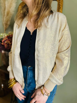 Bombers Celine Doré clair