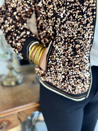 Bombers Ingrid • Sequin Bronze