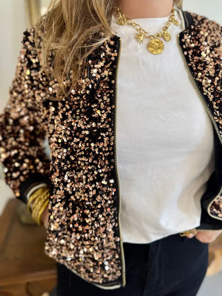 Bombers Ingrid • Sequin Bronze