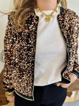 Bombers Ingrid • Sequin Bronze