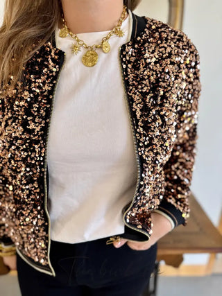 Bombers Ingrid • Sequin Bronze