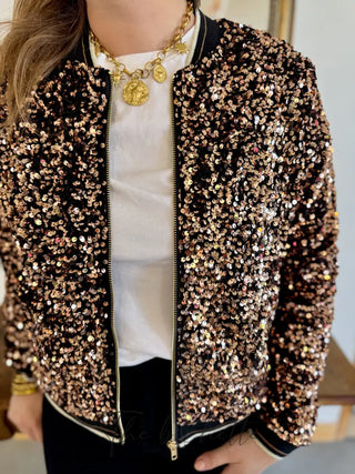 Bombers Ingrid • Sequin Bronze