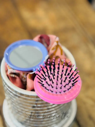 HAIRBRUSH WITH MIRROR NICE HAIR VIOLET UNICORN