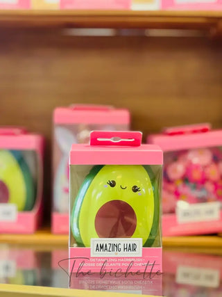 DETANGLING HAIRBRUSH AMAZING HAIR AVOCADO