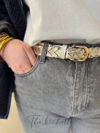 Ceinture tressée • Dorée