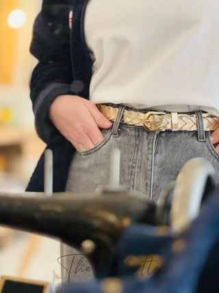 Ceinture tressée • Dorée