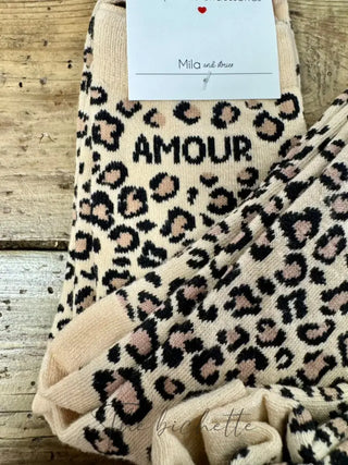 Chaussette Léopard ♥️ Amour