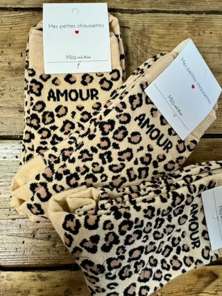 Chaussette Léopard ♥️ Amour