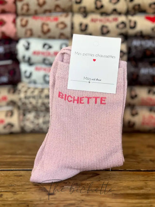 Chaussettes Bichette ⭐️ Rose