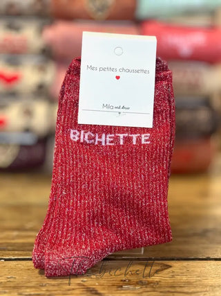 Chaussettes Bichette ⭐️ Rouge