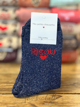 Chaussettes Bisou 💋 Marine