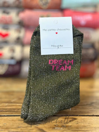 Chaussettes Dream Team 👭 • Kaki