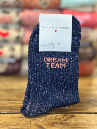 Chaussettes Dream Team 👭 • Marine