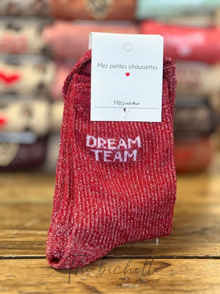 Chaussettes Dream Team 👭 • Rouge