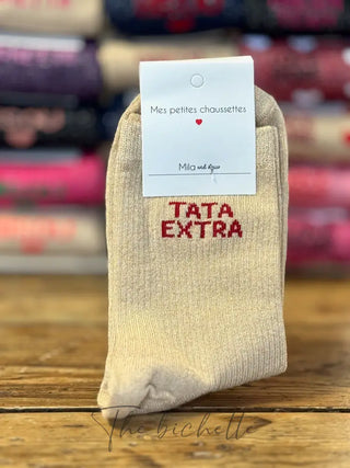 Chaussettes Tata extra ♥️ Beige