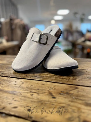 Chaussons Mules • Beige